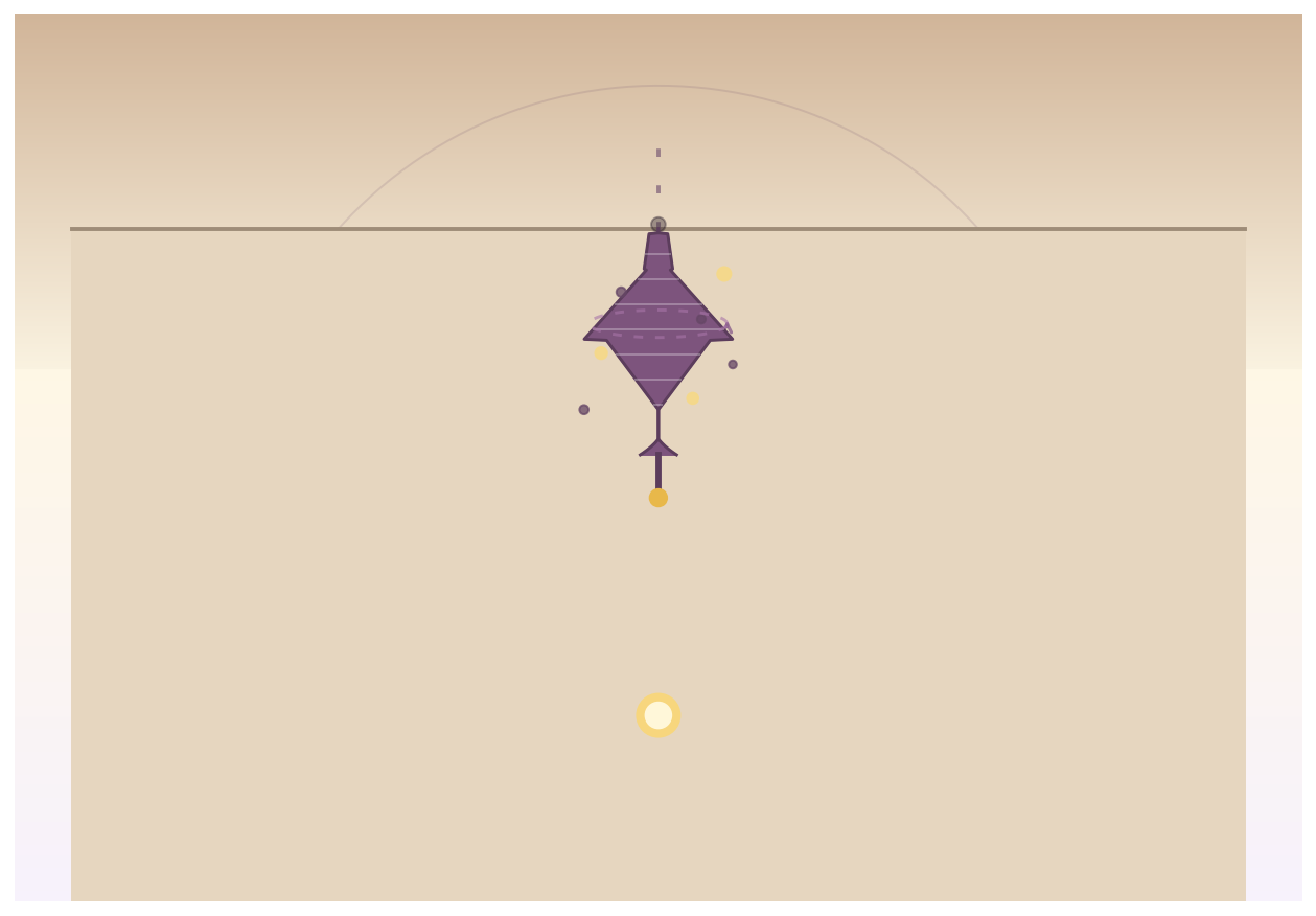 the axis — everything turns around it, nothing is handed along it