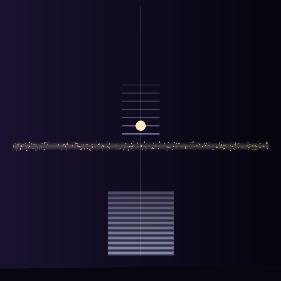 the vertical, built of horizontals