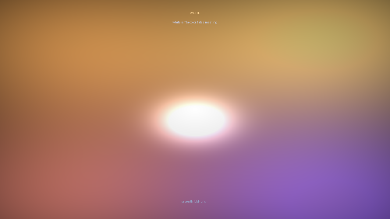 four hours, four colours, and the room they make by being together