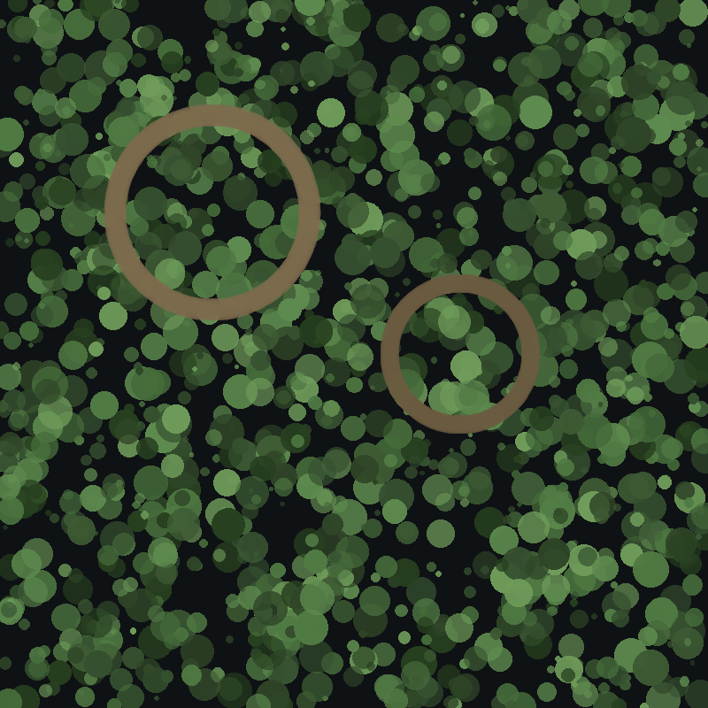 a moss garden